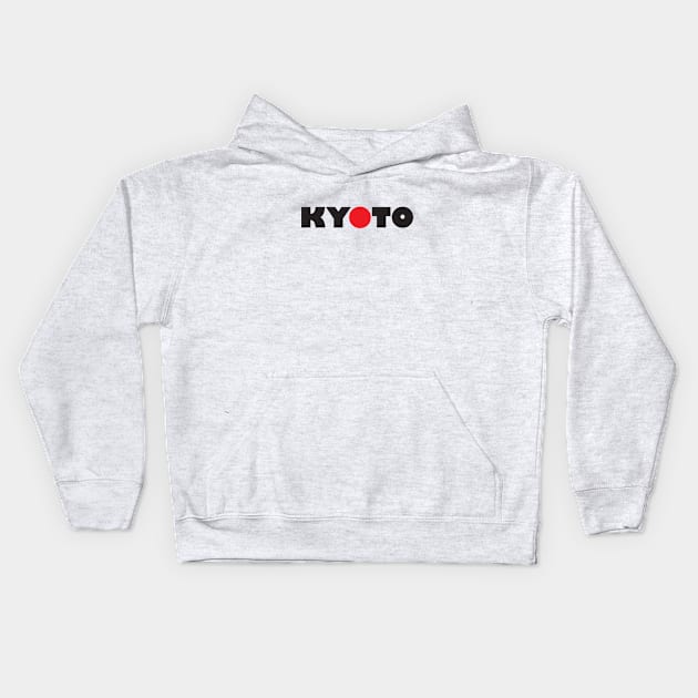 kyoto japan Kids Hoodie by Masewok